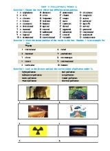 Bài tập ôn tập Tiếng Anh Khối 8 - Unit 7 Pollution